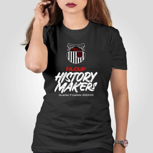 Grimsby Town History Makers Commemorative 2023 T-shirt