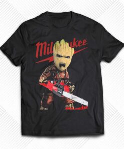 Groot And Milwaukee Logo Shirt Groot And Milwaukee Logo Shirt