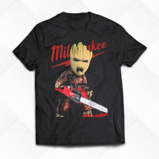 Groot And Milwaukee Logo Shirt