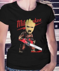 Groot And Milwaukee Logo Shirt Groot And Milwaukee Logo Shirt