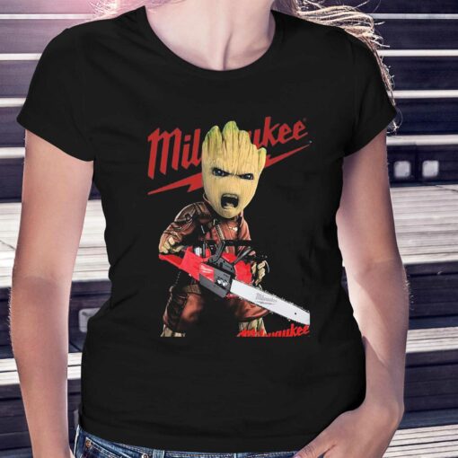 Groot And Milwaukee Logo Shirt