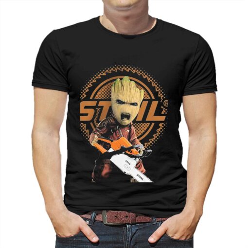 Groot And Stihl Logo Shirt