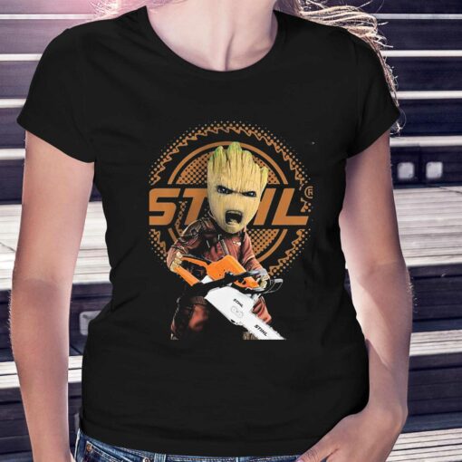 Groot And Stihl Logo Shirt