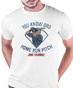 Guardians Jose Ramirez Home Run Pitch Shirt Guardians Jose Ramirez Home Run Pitch Shirt