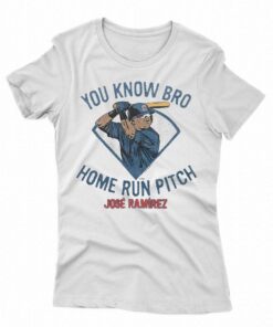 Guardians Jose Ramirez Home Run Pitch Shirt Guardians Jose Ramirez Home Run Pitch Shirt