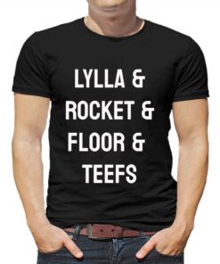 Guardians Of The Galaxy Vol3 Lylla Rocket Floor Teefs T-shirt Guardians Of The Galaxy Vol3 Lylla Rocket Floor Teefs T-shirt