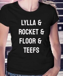 Guardians Of The Galaxy Vol3 Lylla Rocket Floor Teefs T-shirt Guardians Of The Galaxy Vol3 Lylla Rocket Floor Teefs T-shirt