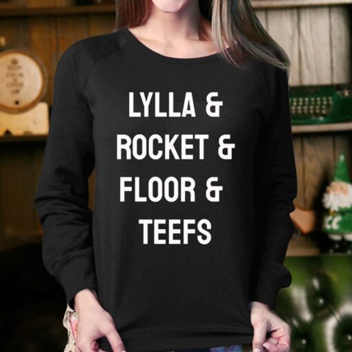 Guardians Of The Galaxy Vol3 Lylla Rocket Floor Teefs T-shirt