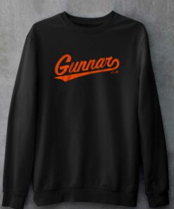 Gunnar Henderson Baltimore Text T shirt 7