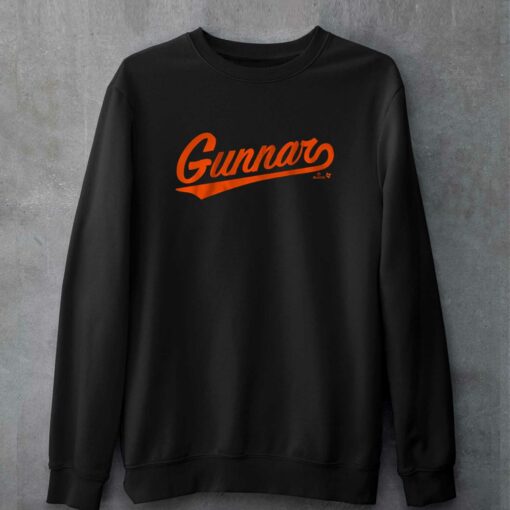 Gunnar Henderson Baltimore Text T-shirt