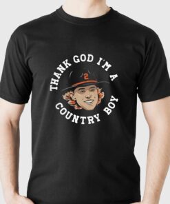 Gunnar Henderson Thank God I’m A Country Boy T-shirt Gunnar Henderson Thank God I’m A Country Boy T-shirt