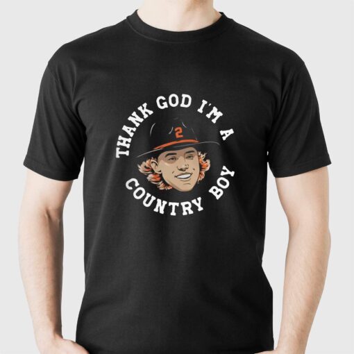 Gunnar Henderson Thank God I’m A Country Boy T-shirt