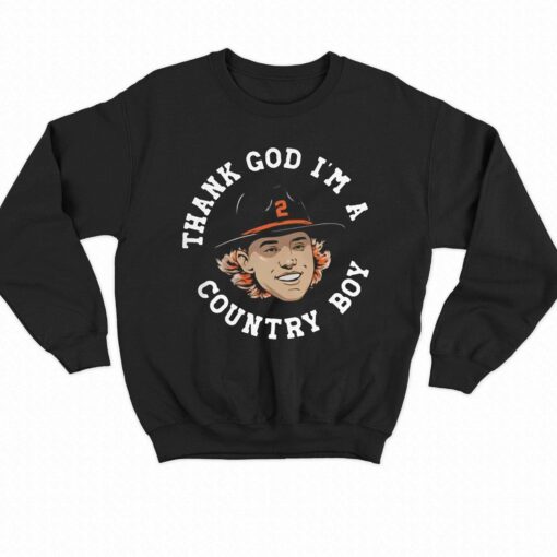 Gunnar Henderson Thank God I’m A Country Boy T-shirt