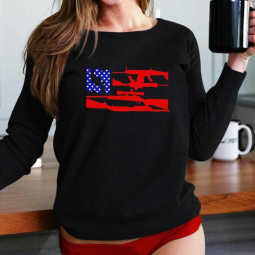 Guns And 69 Usa Flag Shirt