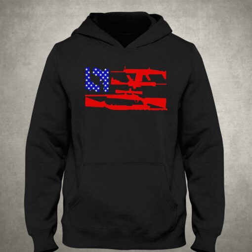 Guns And 69 Usa Flag Shirt