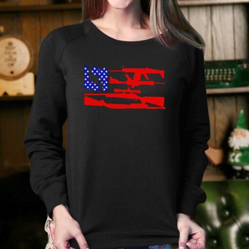 Guns And 69 Usa Flag Shirt