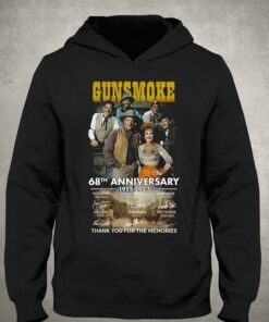 Gunsmoke 68th Anniversary 1955 – 2023 Thank You For The Memories T-shirt 2 Gunsmoke 68th Anniversary 1955 2023 Thank You For The Memories T shirt 3