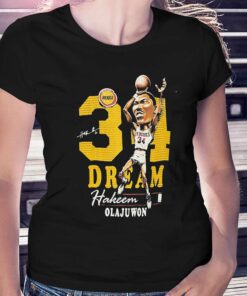 Hakeem Olajuwon Houston Rockets Mitchell Ness Hardwood Classics Caricature Shirt Hakeem Olajuwon Houston Rockets Mitchell Ness Hardwood Classics Caricature Shirt