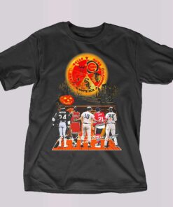 Halloween Chicago Sports Teams Players Signatures Shirt 1