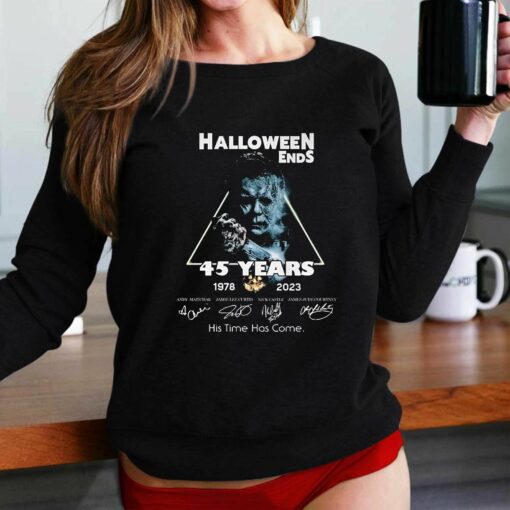 Halloween Ends 45 Years 1978 – 2023 His Time Has Come T-shirt