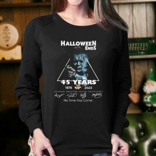 Halloween Ends 45 Years 1978 – 2023 His Time Has Come T-shirt