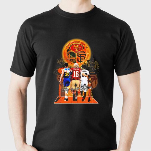 Halloween San Francisco Sports Teams Players Signatures Shirt