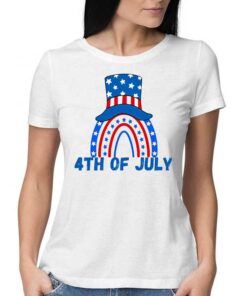Happy 4th Of July Rainbow T-shirt Happy 4th Of July Rainbow T-shirt