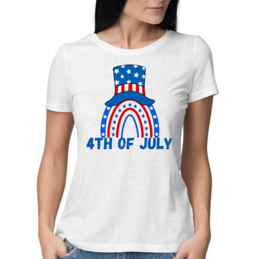 Happy 4th Of July Rainbow T-shirt