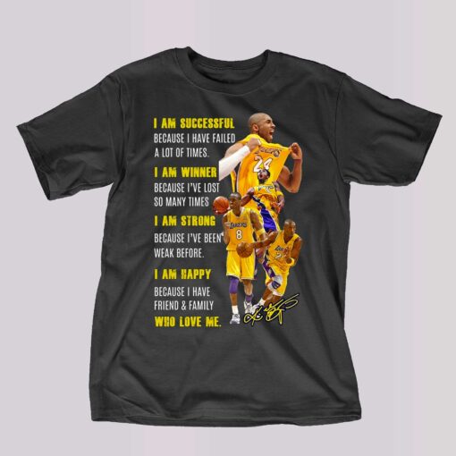 Happy Heavenly Birthday Kobe Rest In Peace T-shirt