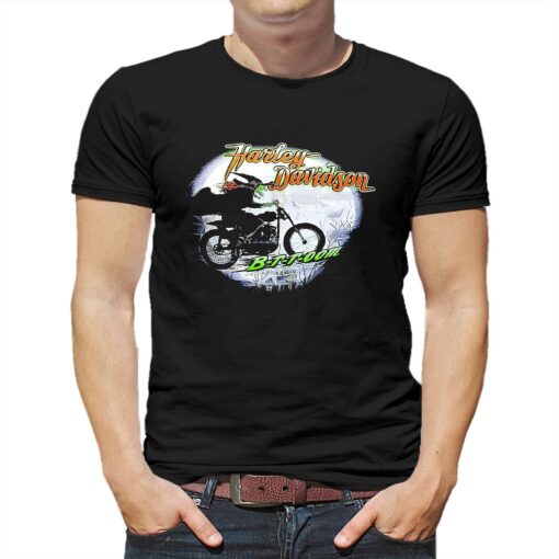 Harley-davidson Broom Halloween Shirt