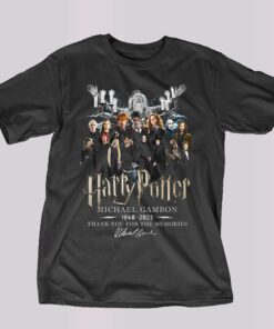Harry Potter Michael Gambon 1940 – 2023 Thank You For The Memories T-shirt Harry Potter Michael Gambon 1940 – 2023 Thank You For The Memories T-shirt
