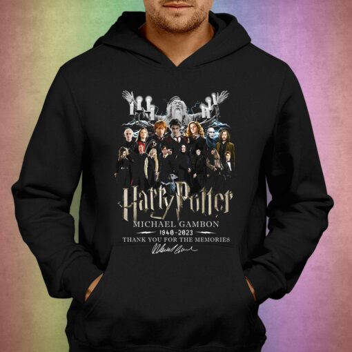 Harry Potter Michael Gambon 1940 – 2023 Thank You For The Memories T-shirt