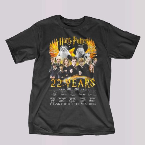 Harry Potter Richard Harris And Michael Gambon 22 Years 2001 – 2023 Thank You For The Memories Unisex T-shirt