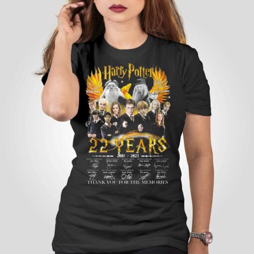 Harry Potter Richard Harris And Michael Gambon 22 Years 2001 – 2023 Thank You For The Memories Unisex T-shirt