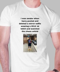 Harry Styles Mirror Selfie T-shirt Harry Styles Mirror Selfie T-shirt