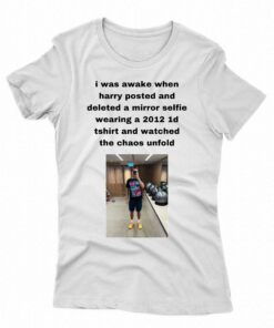 Harry Styles Mirror Selfie T-shirt Harry Styles Mirror Selfie T-shirt