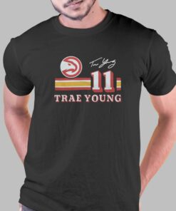 Hawks Trae Young Signature Jersey T-shirt Hawks Trae Young Signature Jersey T-shirt