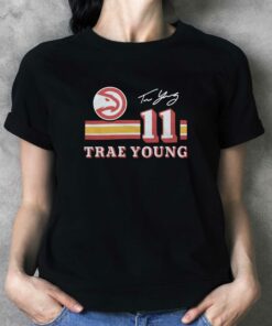 Hawks Trae Young Signature Jersey T-shirt Hawks Trae Young Signature Jersey T-shirt