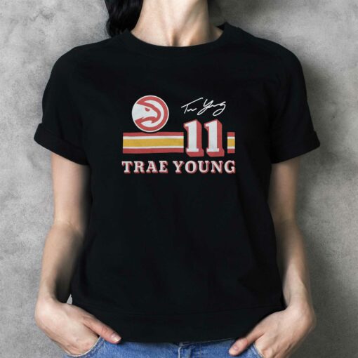 Hawks Trae Young Signature Jersey T-shirt