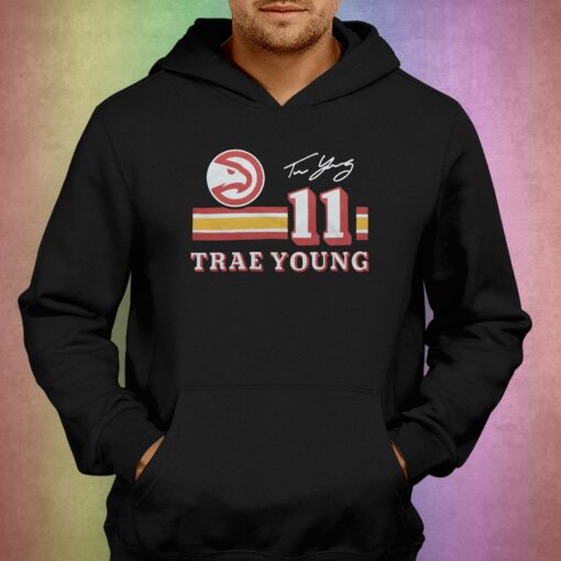 Hawks Trae Young Signature Jersey T-shirt