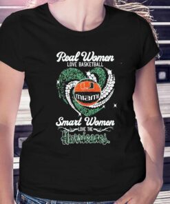 Heart Diamonds Real Women Love Basketball Smart Women Love The Miami Hurricanes Shirt Heart Diamonds Real Women Love Basketball Smart Women Love The Miami Hurricanes Shirt