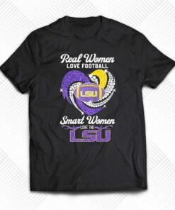 Heart Diamonds Real Women Love Football Smart Women Love The Lsu Tigers Shirt Heart Diamonds Real Women Love Football Smart Women Love The Lsu Tigers Shirt