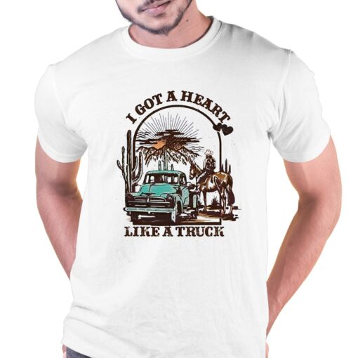 Heart Like A Truck Cowboy Shirt