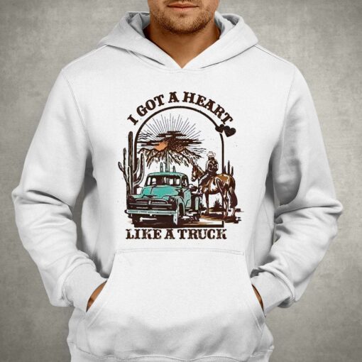 Heart Like A Truck Cowboy Shirt