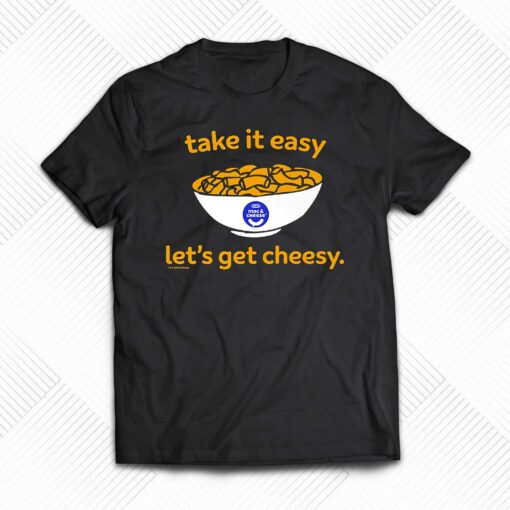 Heinz Kraft Mac And Cheese Take It Easy Lets Get Cheesy Logo Shirt