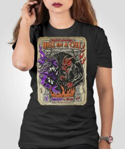 Hell In A Cell Demon Vs Edge T-shirt Hell In A Cell Demon Vs Edge T-shirt