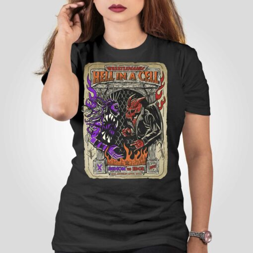 Hell In A Cell Demon Vs Edge T-shirt