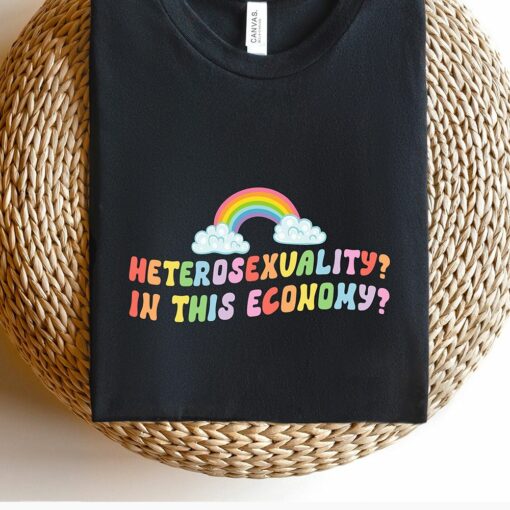 Heterosexuality In This Economyretro Comfort Pride Shirt