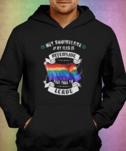 Hey Snowflake If My Flag Is T shirt 3