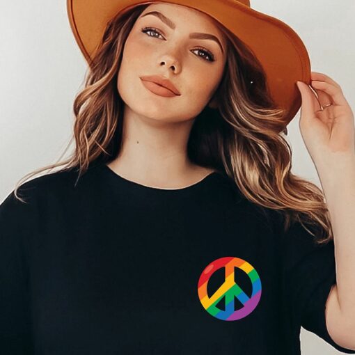 Hippie Lgbtq Sweatshirt Women’s Pride Shirt Subtle Pride